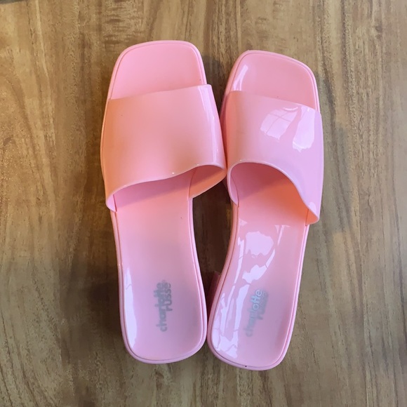 Charlotte Russe Pink Sandals - Picture 2 of 3